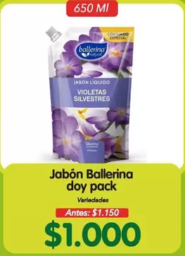 Ballerina - Jabón  Doy Pack