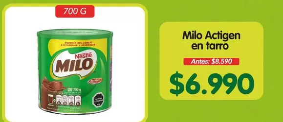 Nestlé - Milo Actigen En Tarro