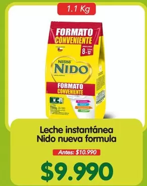 Nestlé - Leche Instantanea Nido Nueva Formula