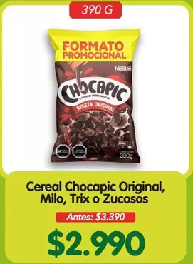 Chocapic - Cereal Original, Milo, Trix O Zucosos