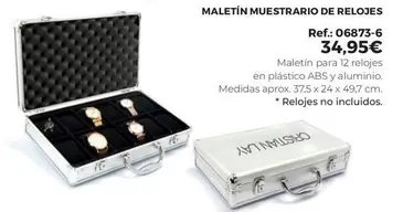 Maletín Muestrario De Relojes