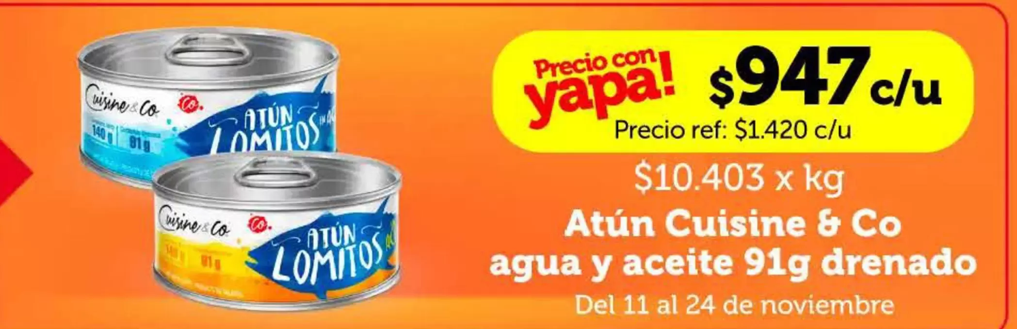 Cuisine&Co - Atun Agua Y Aceite