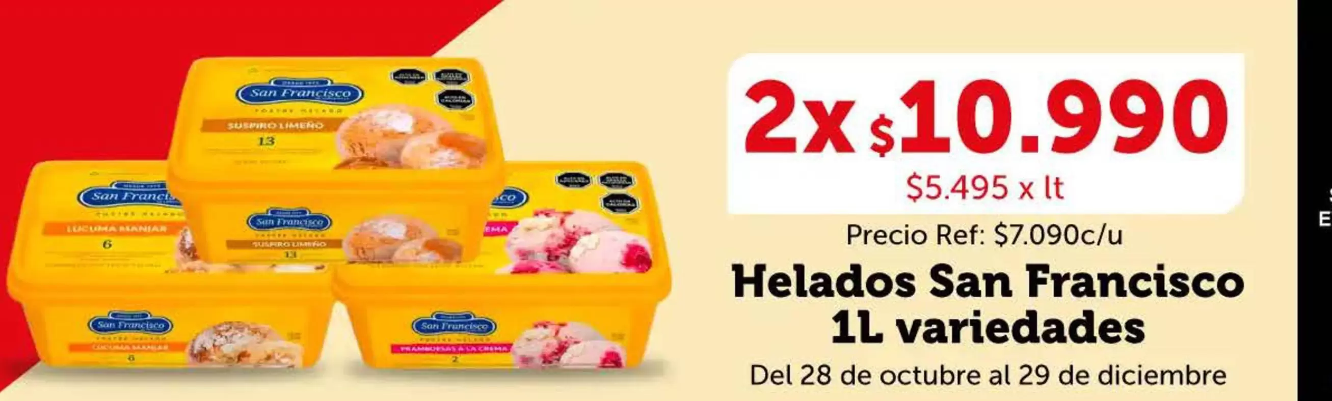 San Francisco - Helados 1l Variedades