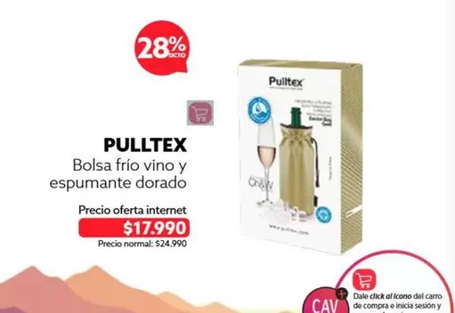 Playtex - Bolsa Frio Vino Y Espumante Dorado