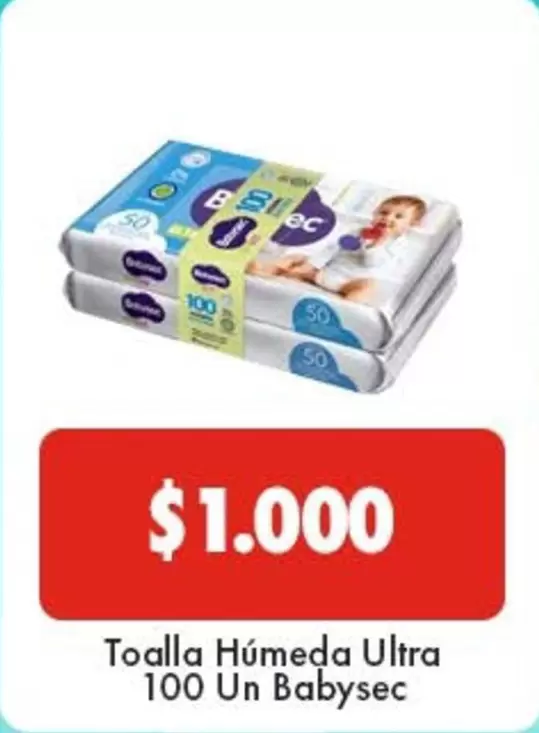 Babysec - Toalla Húmeda Ultra 100 Un