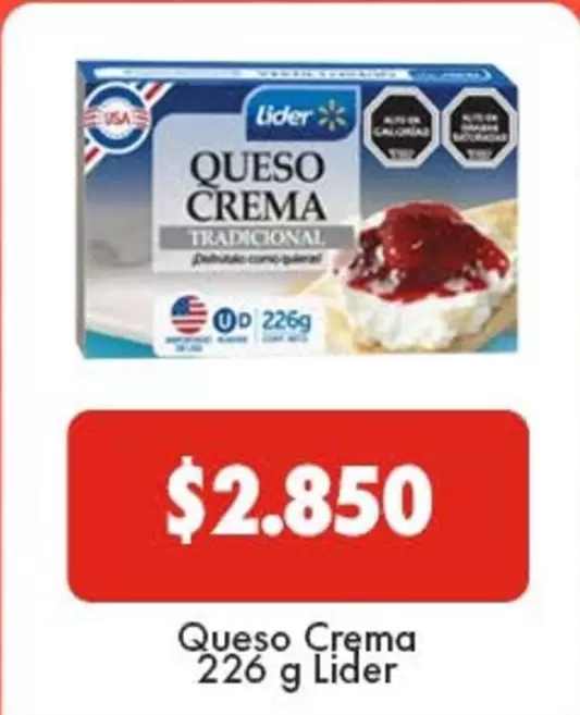 Lider - Queso Crema