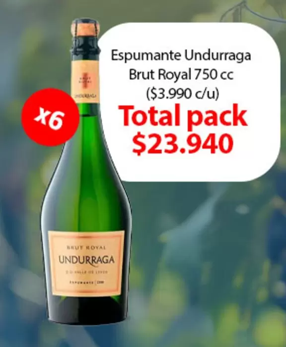 Undurraga - Espumante  Brut Royal 750 Cc
