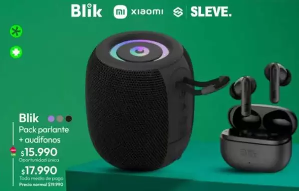 Xiaomi - Pack Parlante + Adulfonos