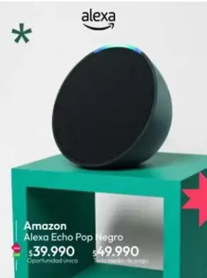 Pop - Amazon Alexa Echo Negro