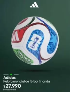 Adidas - Pelota Mundial De Futbol Trionda