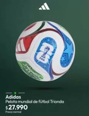 Adidas - Pelota Mundial De Futbol Trionda