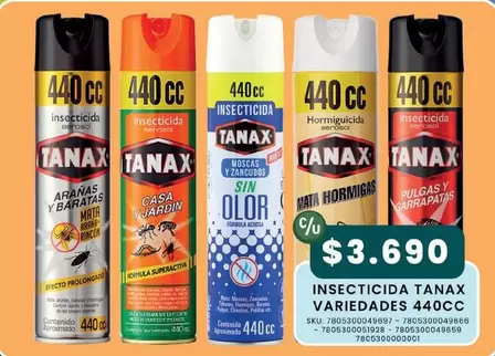 Tanax - Insecticida Variedad