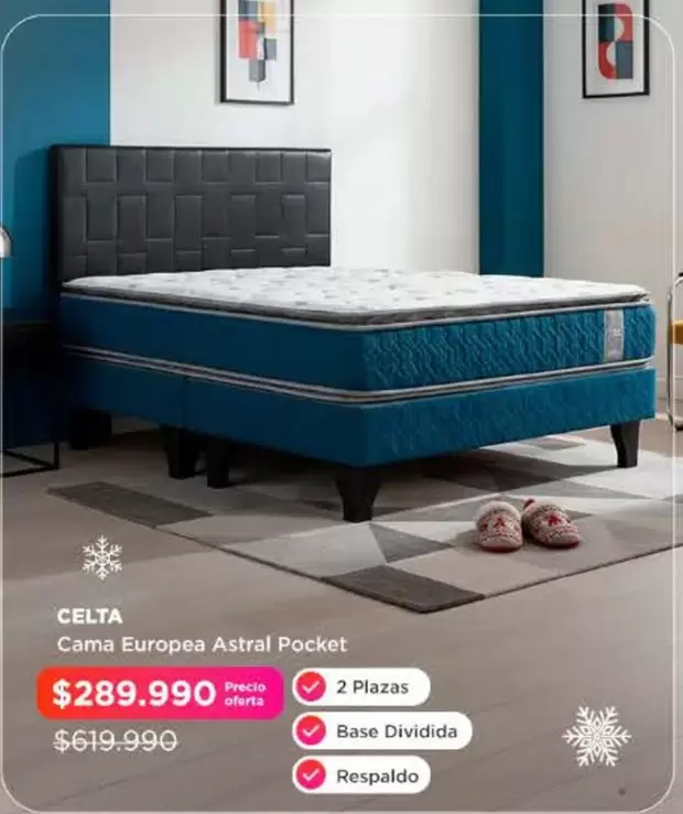 Celta - Cama Europea Astral Pocket