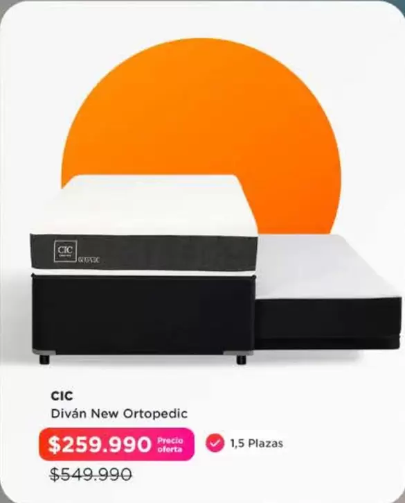 Cic - Diván New Ortopedic