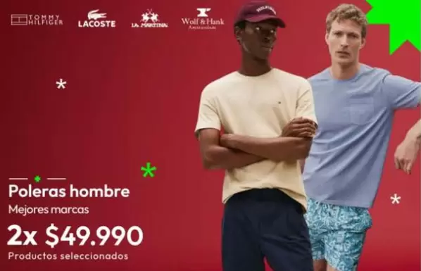 Lacoste - Poleras Hombre