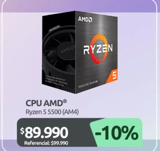 AMD - Ryzen 5 5500 (AM4)