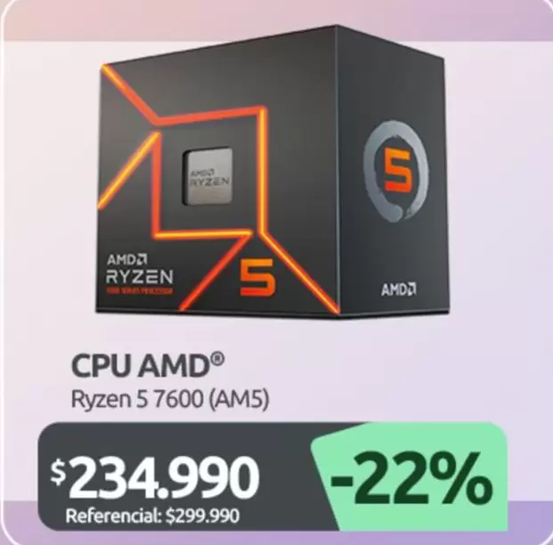 AMD - Ryzen 5 7600 (Am5)
