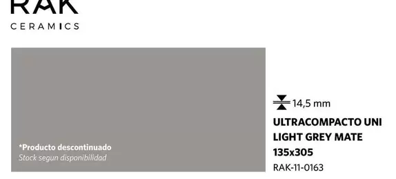 Ultracompact Uni Light Grey Mate