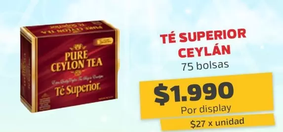 Ceylán - Té Superior