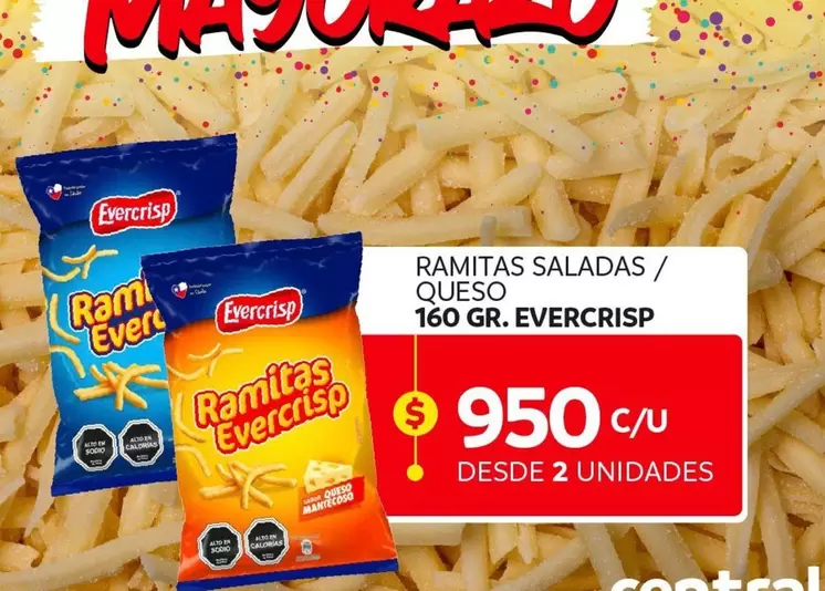 Evercrisp - Ramitas Saladas / Queso