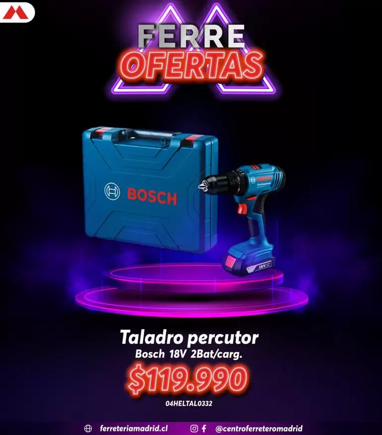Bosch - Taladro Percutor