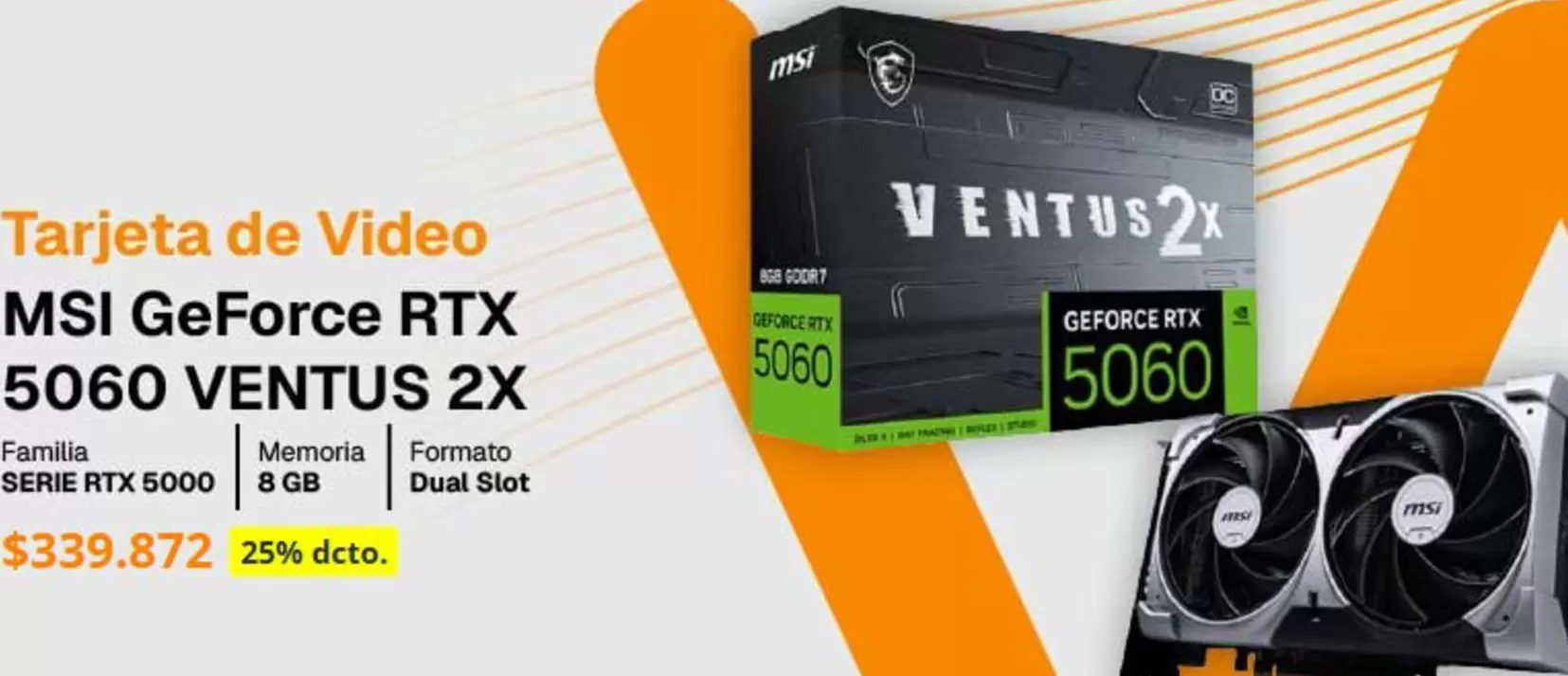 MSI - Msi Geforce Rtx 5060 Ventus 2x