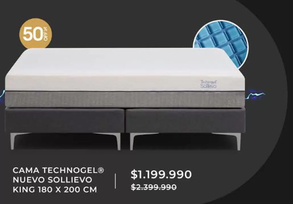 king   - Cama Technogel