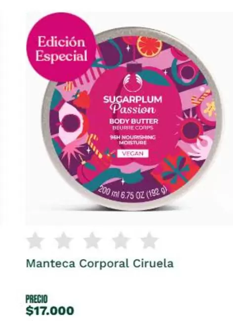 Manteca Corporal Ciruela