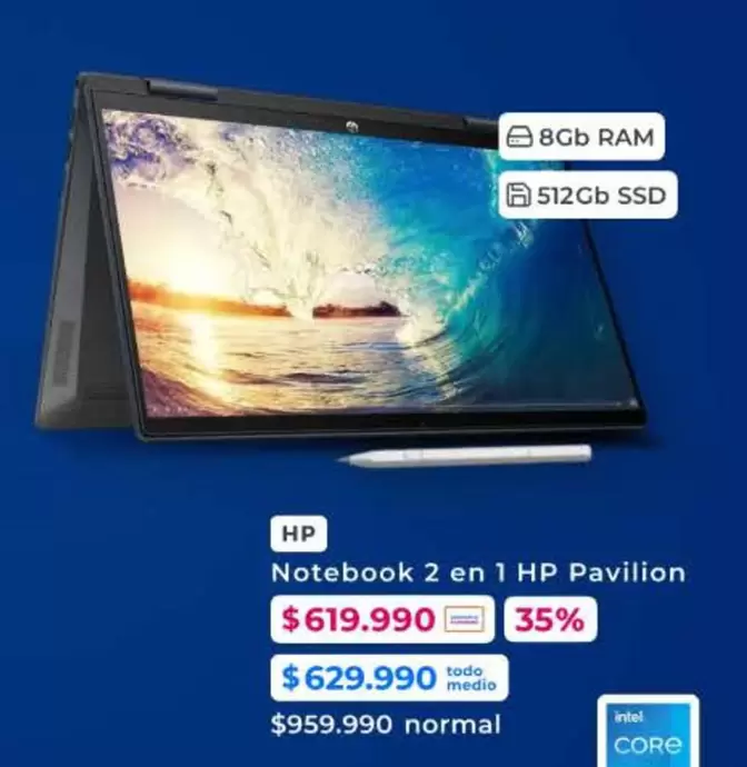 HP - Notebook 2 En 1 Pavilion