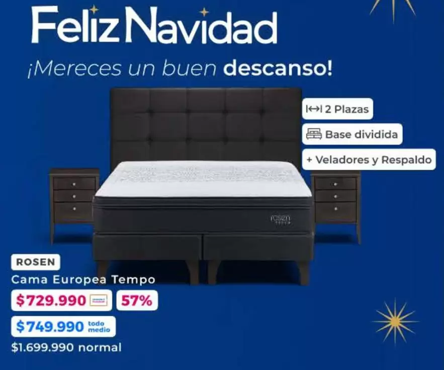 Rosen - Cama Europea Tempo