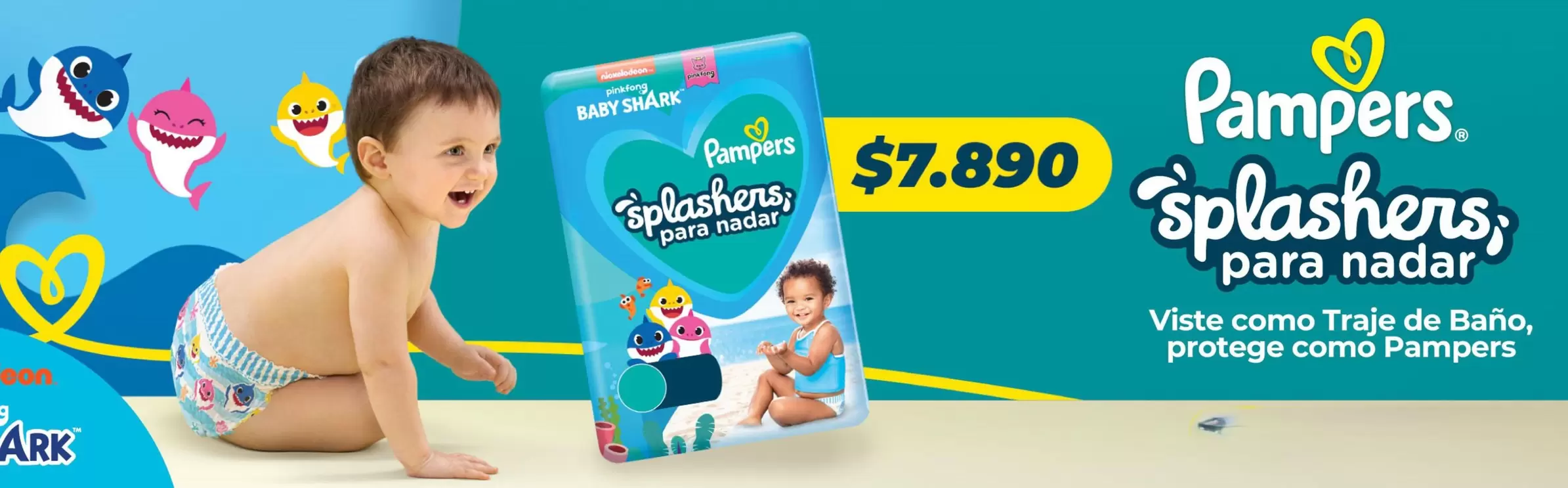 Pampers - Splashers Para Nadar