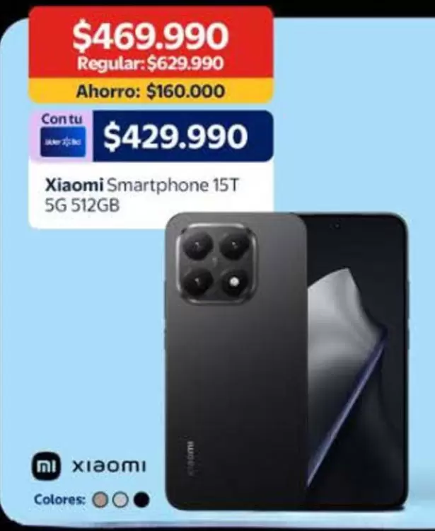 Xiaomi - Smartphone 15T 5G 512GB