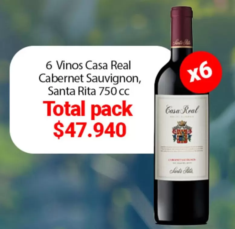 Santa Rita - 6 Vinos Cabernet Sauvignon,  Total Pack