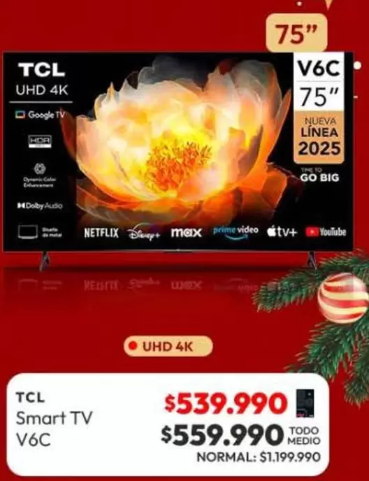 TCL - Smart Tv V6c
