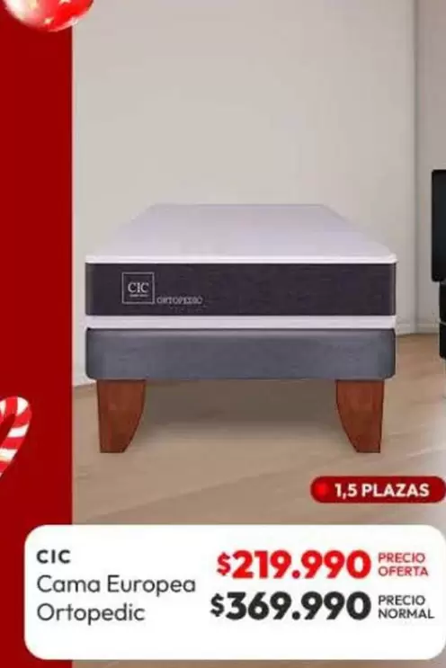 Cic - CIC cama europea Ortopedic