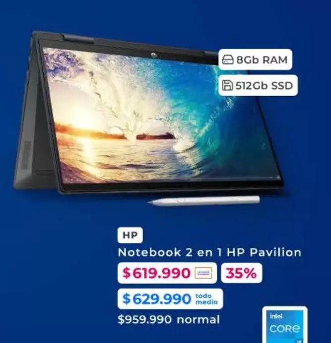 HP - Notebook 2 En 1 Pavilion
