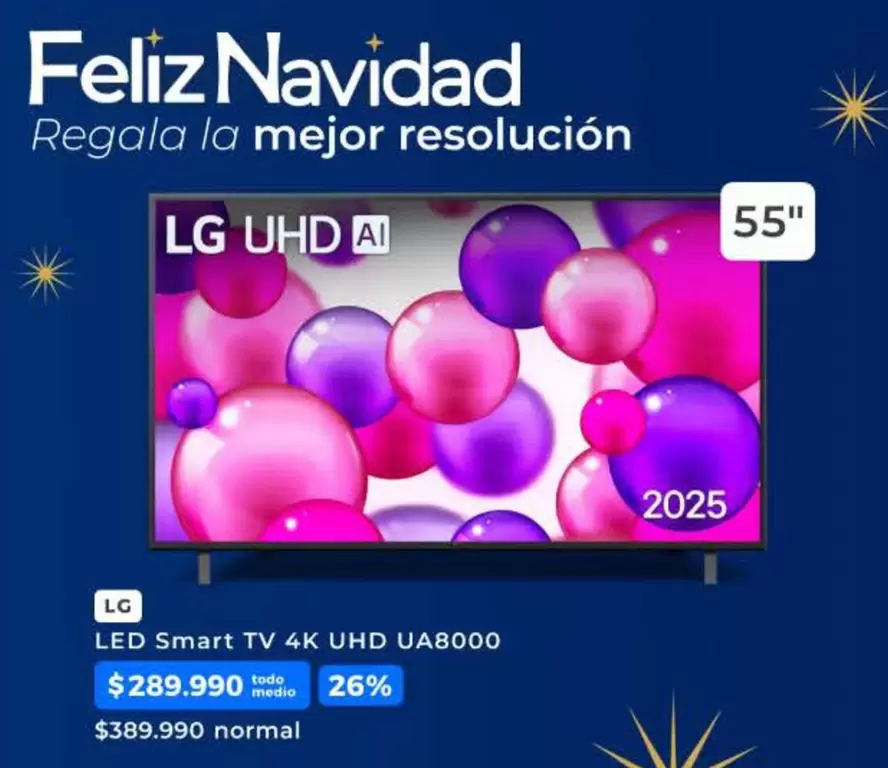 LG - Led Smart Tv 4k Uhd Ua8000