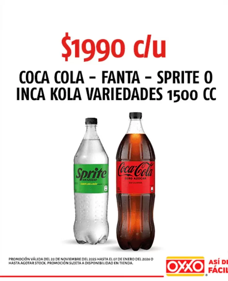 Coca Cola - Fanta - Sprite O Inca Kola Variedades