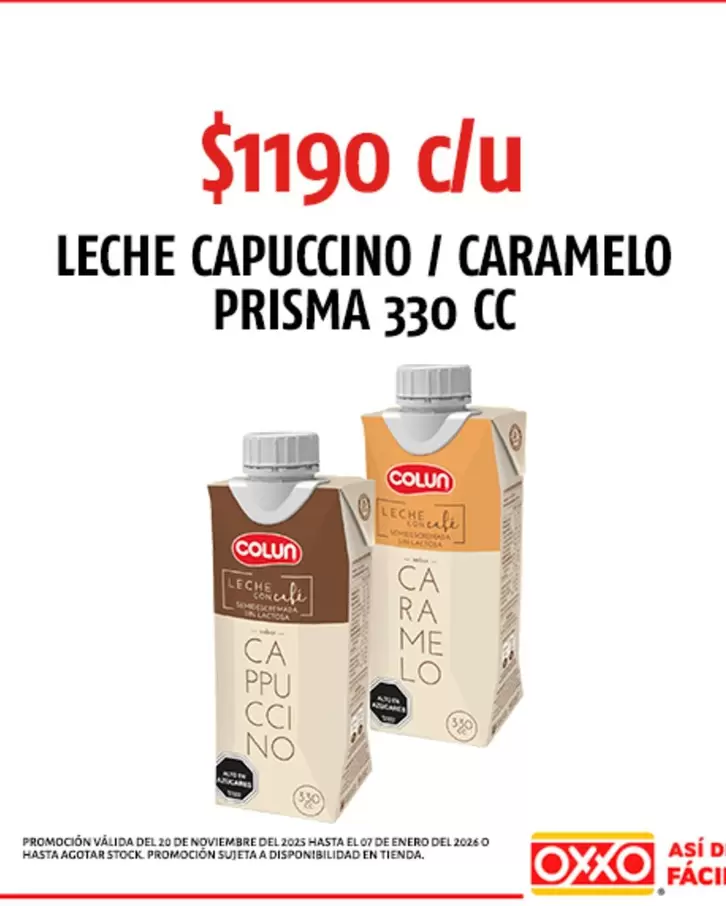 Colun - Leche Capuccino/caramelo Prisma