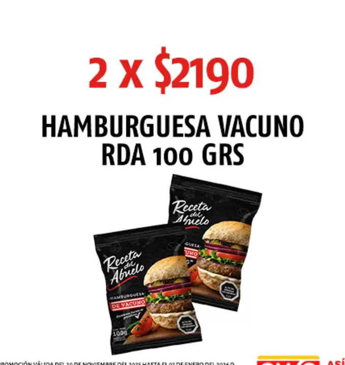 Uno - Hamburguesa Vacuno