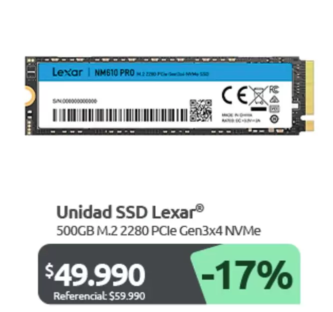 Lexar - Unidad Ssd