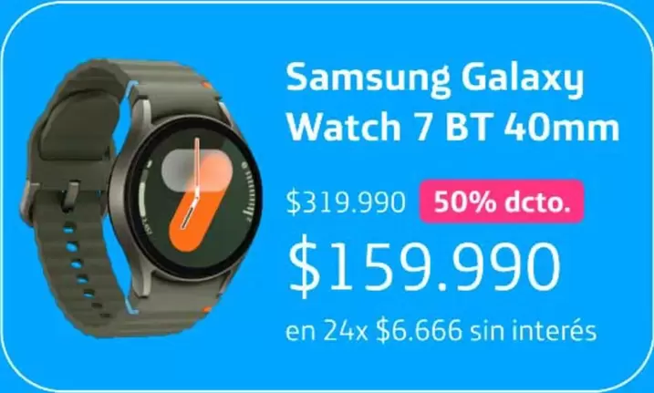 Samsung - Galaxy Watch 7 Bt 40mm