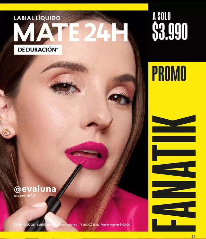 LABIAL LIQUIDO MATE 24H DE DURACION