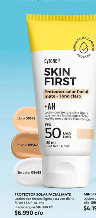 Cyzone - Protector Solar Facial Mate