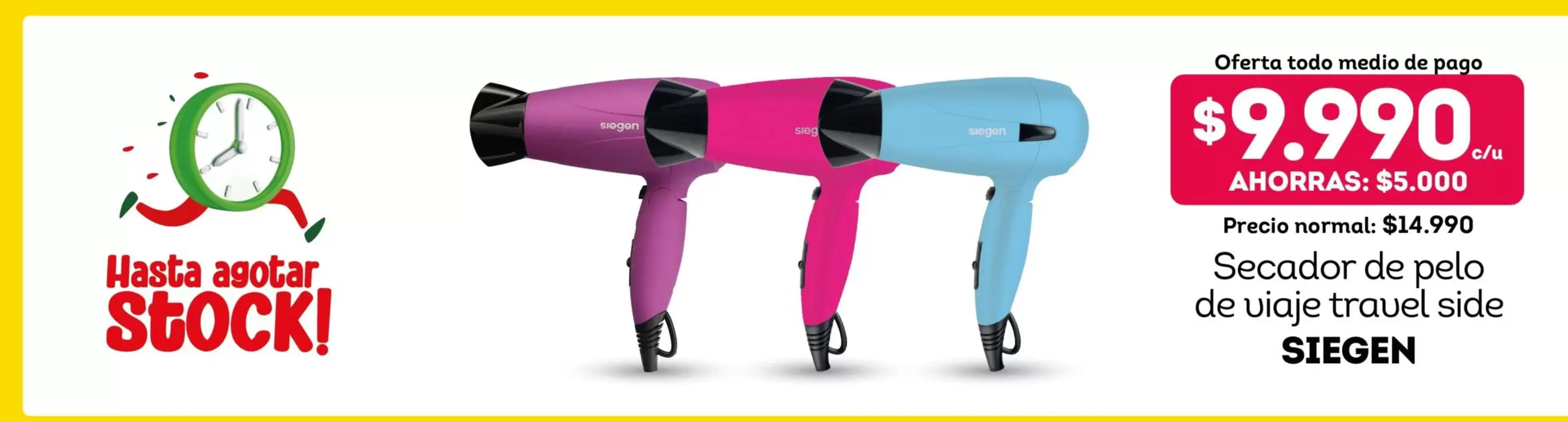 Siegen - Secador De Peja De Ulejet Travel Side