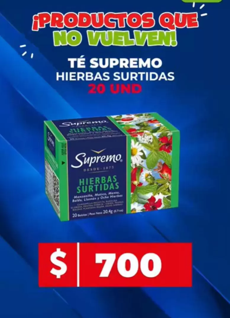 Té Supremo - Té Hierbas Surtidas