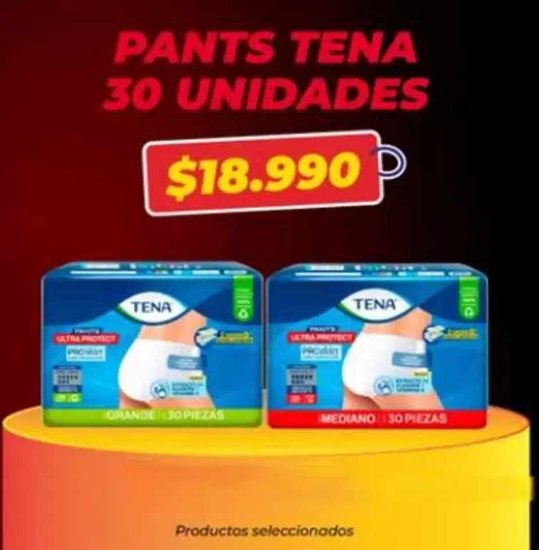 Tena - Pants  30 Unidades