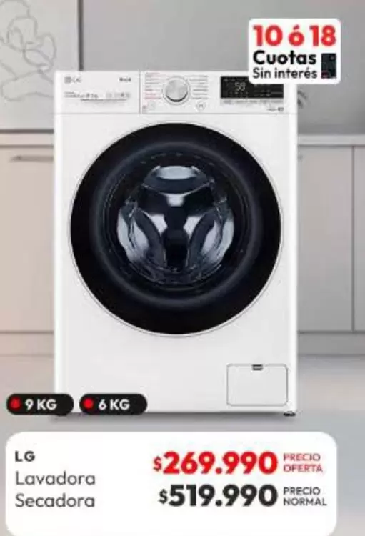 LG - Lavadora Secadora