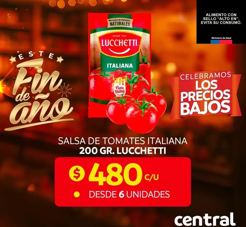 Lucchetti - Salsa De Tomates Italiana