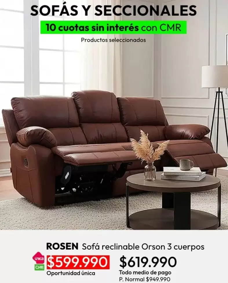 Rosen - Sofás Y Seccionales